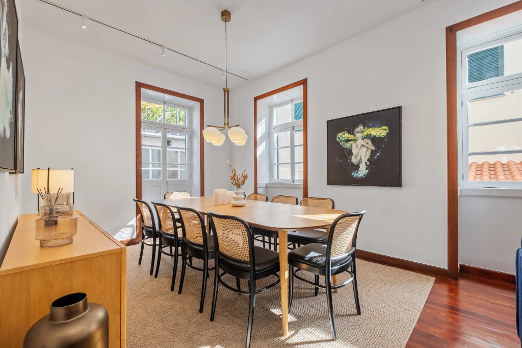Communal dining area at Casa de Pico