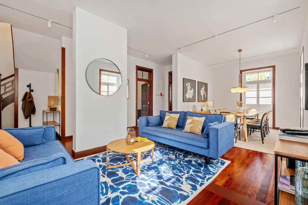 Shared living room at Madeira Remote coliving space