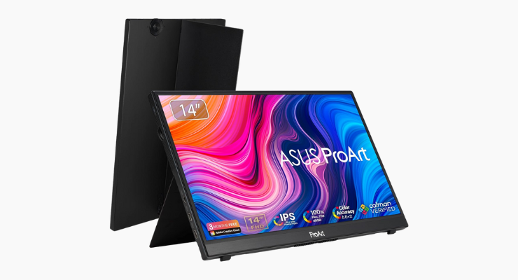 Asus ProArt Display PA148CTV1 portable laptop monitor for travel