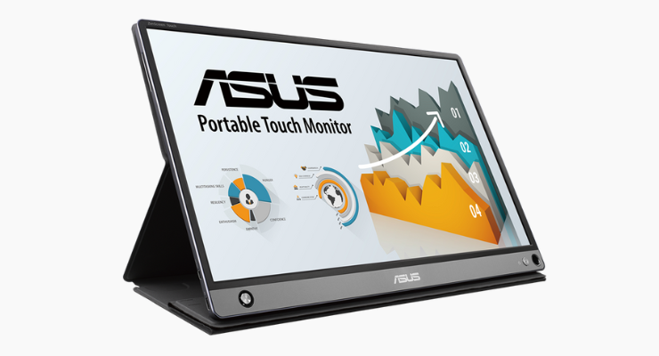 Asus ZenScreen Touch (MB16AMT) portable laptop monitor for travel